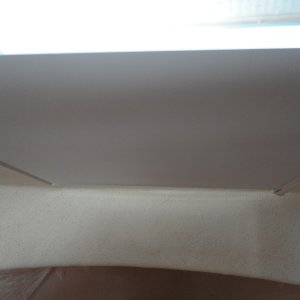 Forward hatch shade in place