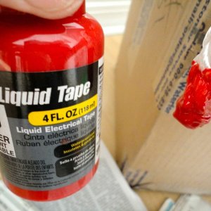 18 whipped end dipped in liquid tape