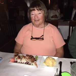Patty has her choice of \"Birthday feast\" a few days late!