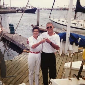 Day before leaving Long Beach, CA for Alaska May 1993.