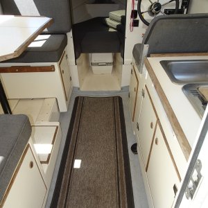 Interior, with dinette configuration