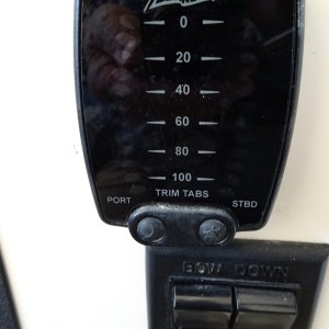 Bennett trim tab LED position sensors