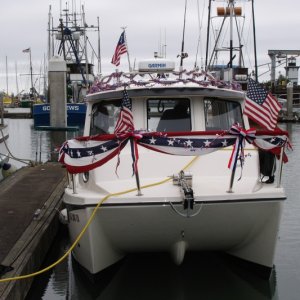 Media 'Best dressed boat in the Marina!' in album 'Carson Mansion on Humboldt Bay'