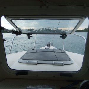View out front