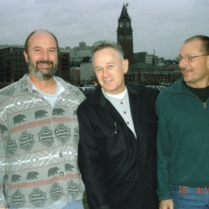 15 Jan 2005 SBS parking lot: Bill (Da Nag), Joe (R-Matey) & Jon (C-Lou)