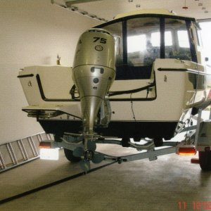 11 June 2005: Hooked up to the winch.