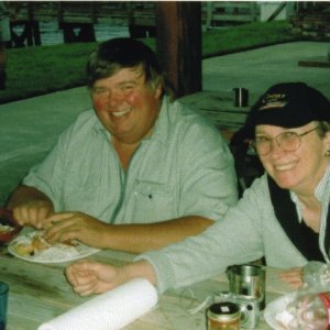 16 Aug 2005 Blakely: Roger (Sensei) and Ruth (R-Matey). Photo courtesy of Robbi (C-run).