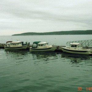 30 Sept 2005 Sequim Friday afternoon: Two Lucky Fish, C-Run & R-Matey.