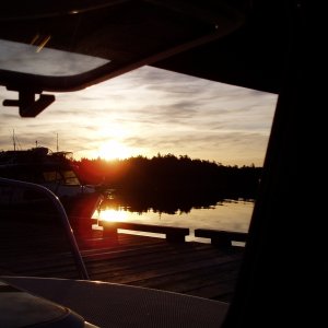 Sunset, Prevost Harbor