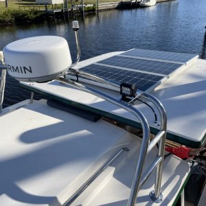 Hard top solar install