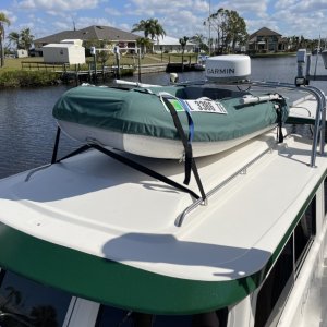 Dinghy loaded