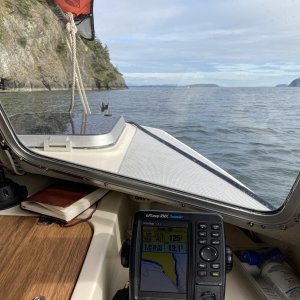 Cruising along the South shore of Lummi