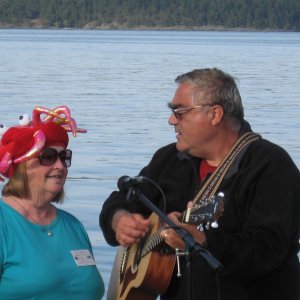 Media 'Pat and Patty doing some hits' in album 'at Sidney Spit marine park BC,  how much do you need?'