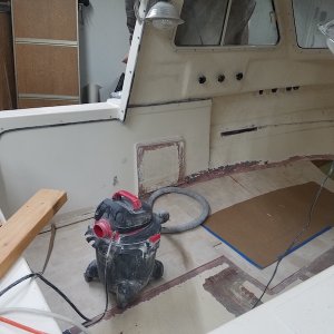 Most of the balsa cut to fit.