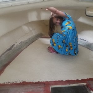 Littlest grandaughter approves