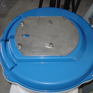 Custom radar mounting plate
