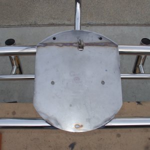 Radar mount welded to arch