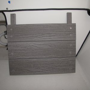 Bilge well platform. Now I can place a cooler between fuel tanks. 2/14/11
