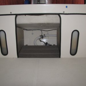 Made of composite decking and SS screws. 2/14/11