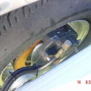 tie down disc brakes  4whl tandem with disc brakes