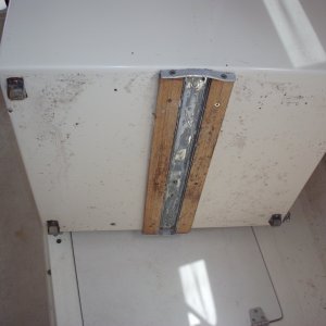 Bottom of barber chair .It still will slide back and forth with 4 caster wheels and track on bottom The problem is it can come up in heavy seas