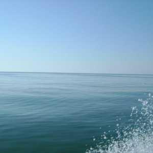 Ches Bay at its calmest