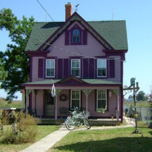 purple house