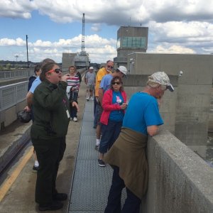 Melvin Price lock and dam tour