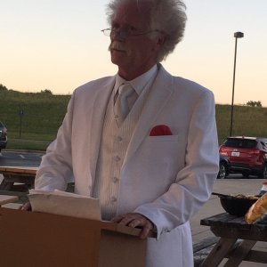 Samual Clemens comes to speak to us