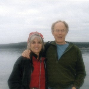Visitors looking over the CDs.
Jo & Dan Richman of Shoreline