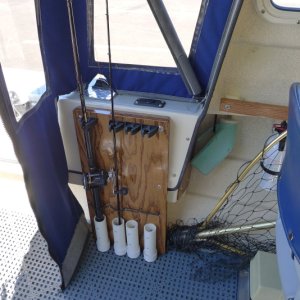 2
Fish pole rack port side