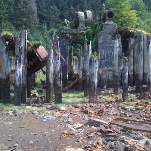 Remains of a hydro powered facility
