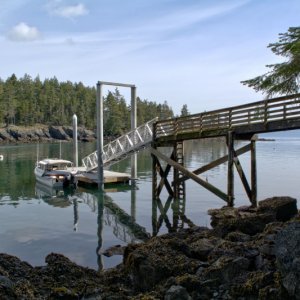 Low tide at Doe Island