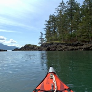 Kayaking around Doe Island and Doe Bay Saturday afternoon