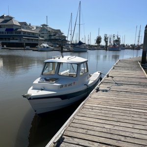 First time in the water. Petaluma River