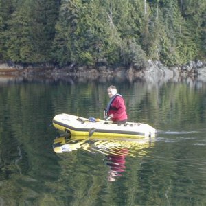 Rick in Alaska Series dinghy