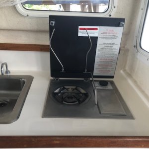 Kenyon stove open