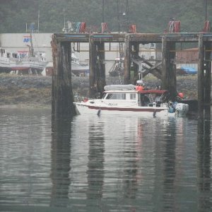 Cordova Fuel Dock Low Tide