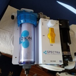 We got the ionizing option that allows for up to 30 days instead of five of non use before the required backflush and pickling