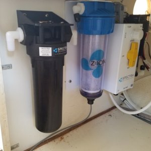 This is the space we removed the old 6 gallon water heater from