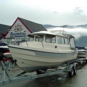 A) At Boathouse Marine in Salmon Arm,BC