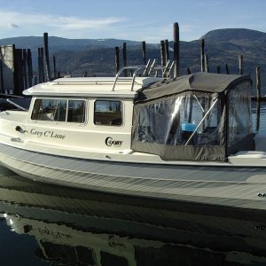O) Named and docked at Shuswap Marina