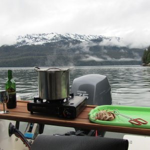 Media 'cockpit table, removable' in album 'A) At Boathouse Marine in Salmon Arm,BC'