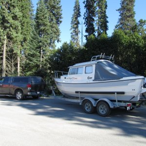 Media 'Sunbrella travel cover for cockpit' in album 'A) At Boathouse Marine in Salmon Arm,BC'