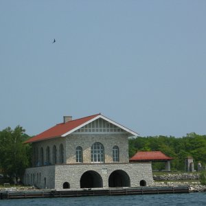 State Park at Rock Island, WI. This park is and island reached by ferry, I guess you can moor overnight although not well protected. Mainly a backpacker's destination, not real boat friendly.