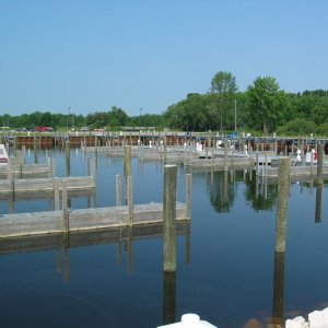 Media 'Cedar River Harbor, MI. 120 new slips, 8 being used. A little different than Traverse Bay and Charlevoix, eh?' in album 'State Park at Rock Island, WI. This park is and island reached by ferry, I guess you can moor overnight although not well protected. Mainly a backpacker's destination, not real boat friendly.'