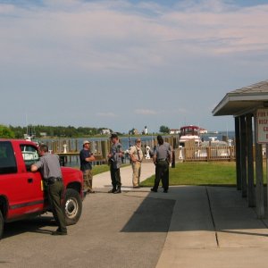 Beaver Island Harbormaster with DNR