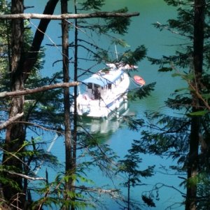 At Anchor in Smuggler's Cove