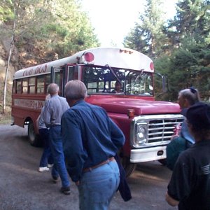 (seabran) The bus to the Pub on Galliano Island