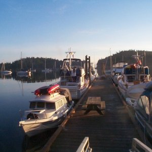 (seabran) Dock at Prevost Harbor - Stuart Island